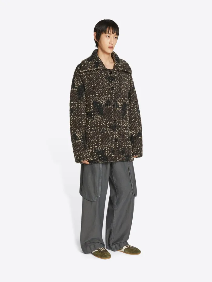 Men Dries Van Noten Knitwear Jacquard Cardigan