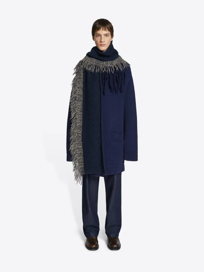 Men Dries Van Noten Scarves and Foulards Bicolor Scarf