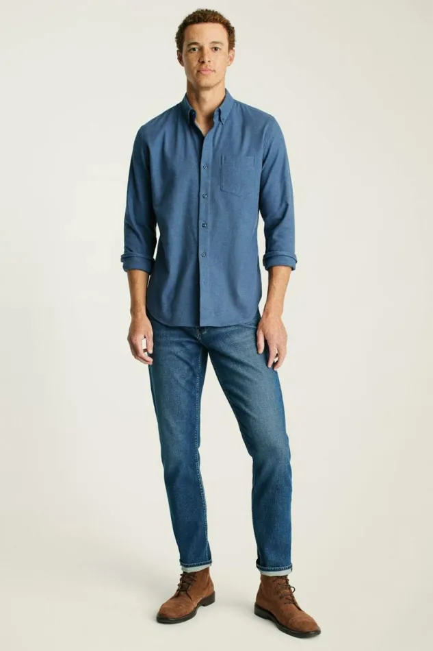 Men Everyday Lightweight Flannel Shirt Dark Navy Houndstooth Bonobos Overshirts Men Everyday Lightweight Flannel Shirt Dark Navy Houndstooth Bonobos Overshirts