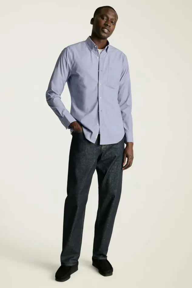 Men Everyday Shirt Beau Blue Bonobos Casual Shirts