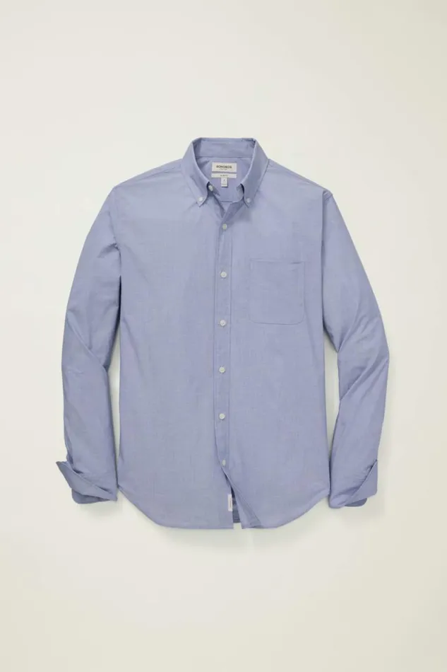 Men Everyday Shirt Beau Blue Bonobos Casual Shirts