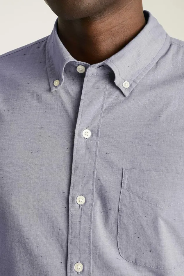 Men Everyday Shirt Dusty Blue Texture Bonobos Casual Shirts