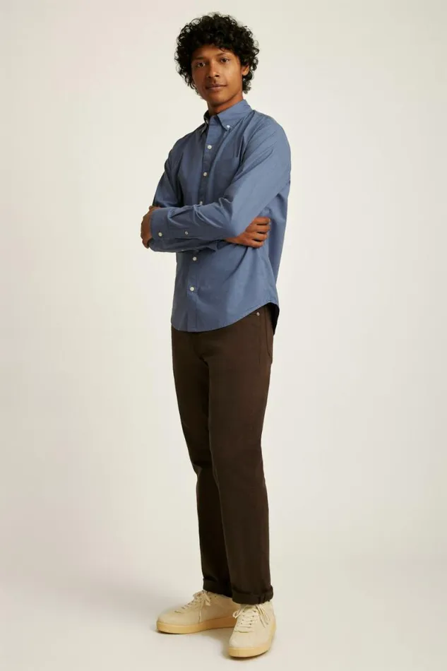 Men Everyday Shirt Navy Rust Dot Bonobos Business Casual Shirts