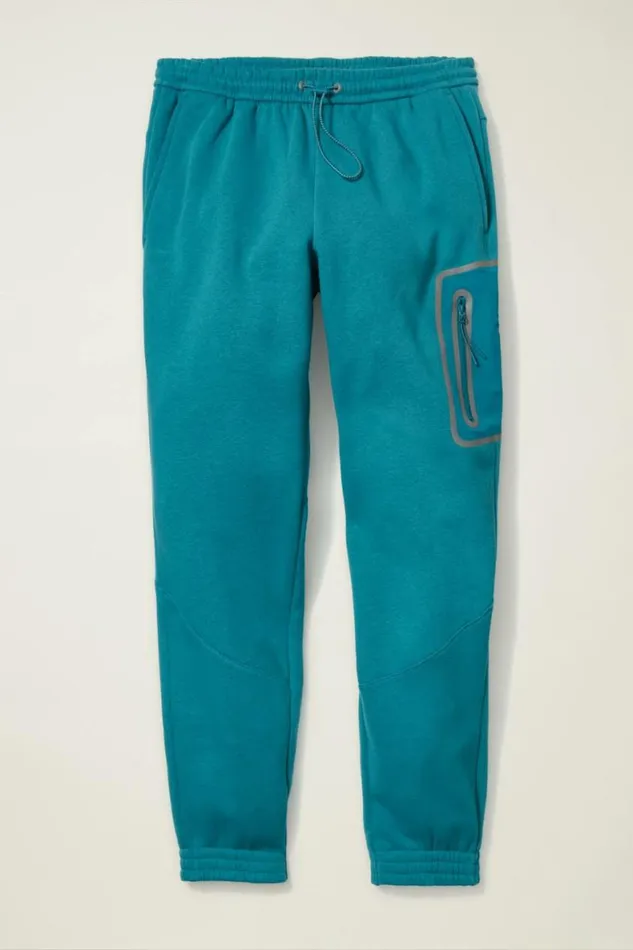 Men Fleece Sweatpant Turquoise Bonobos Joggers and Athleisure