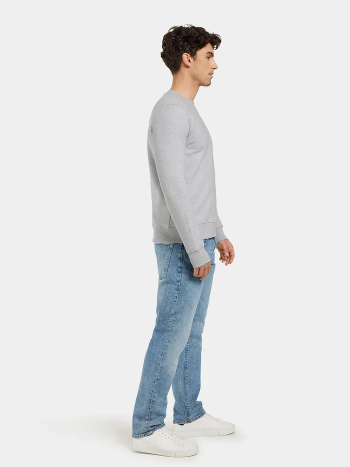 Men Fyn Sweater Aluminum Melange Didriksons Hoodies and Sweatshirts