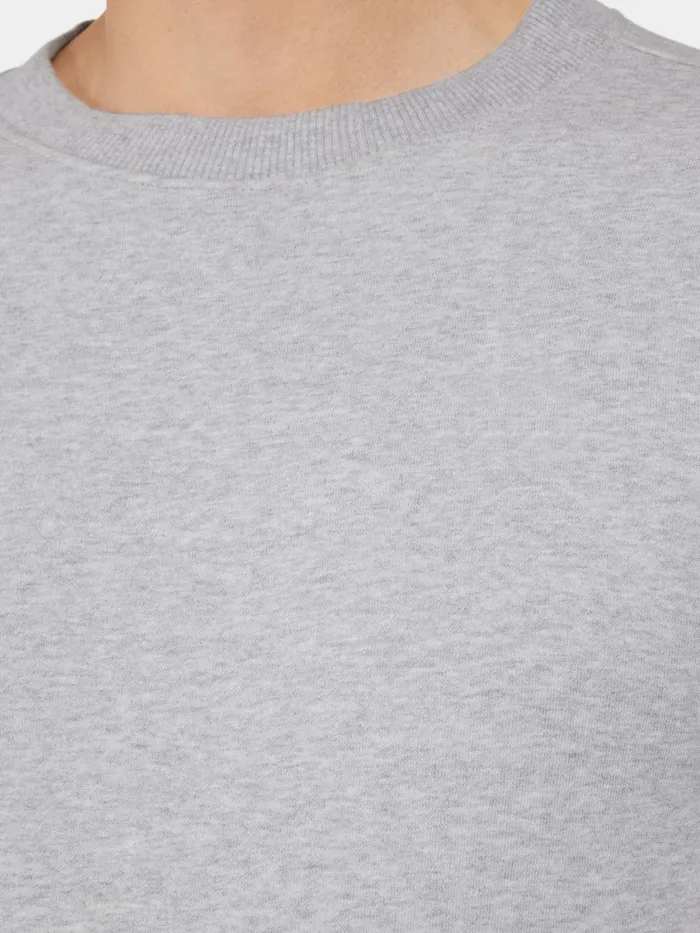 Men Fyn Sweater Aluminum Melange Didriksons Hoodies and Sweatshirts