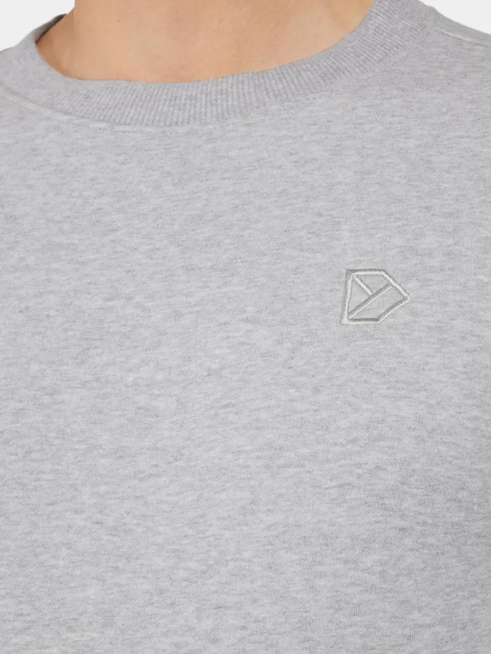 Men Fyn Sweater Aluminum Melange Didriksons Hoodies and Sweatshirts