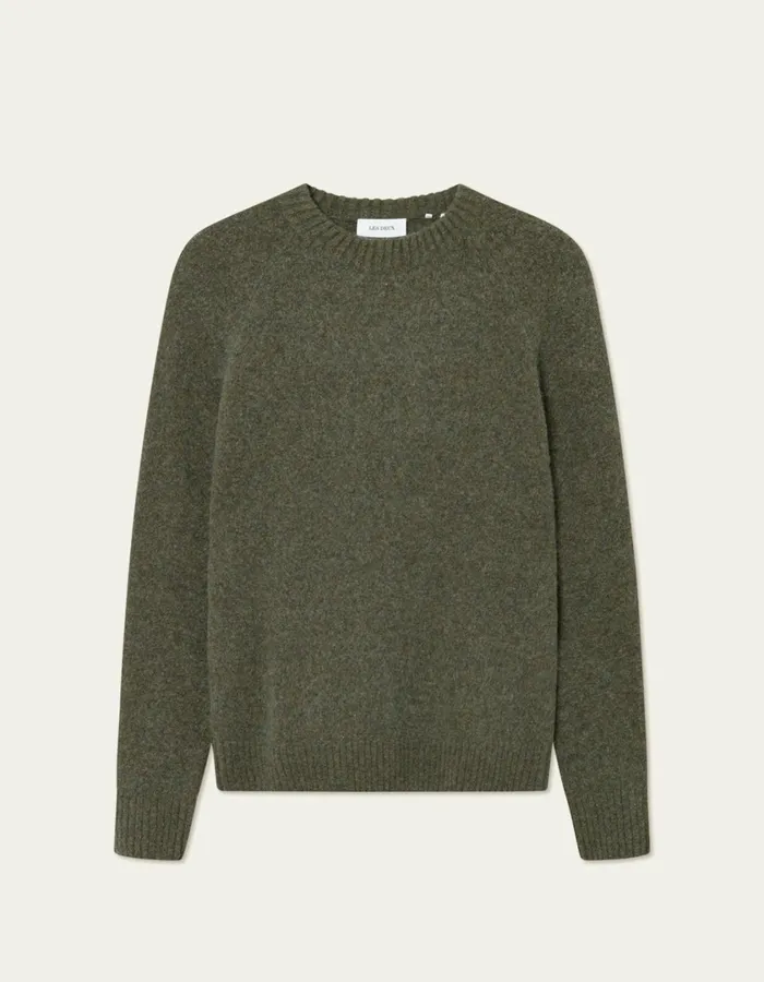 Men Gilbert Roundneck Knit 8211 Bungee Cord Melange Les Deux Knitwear