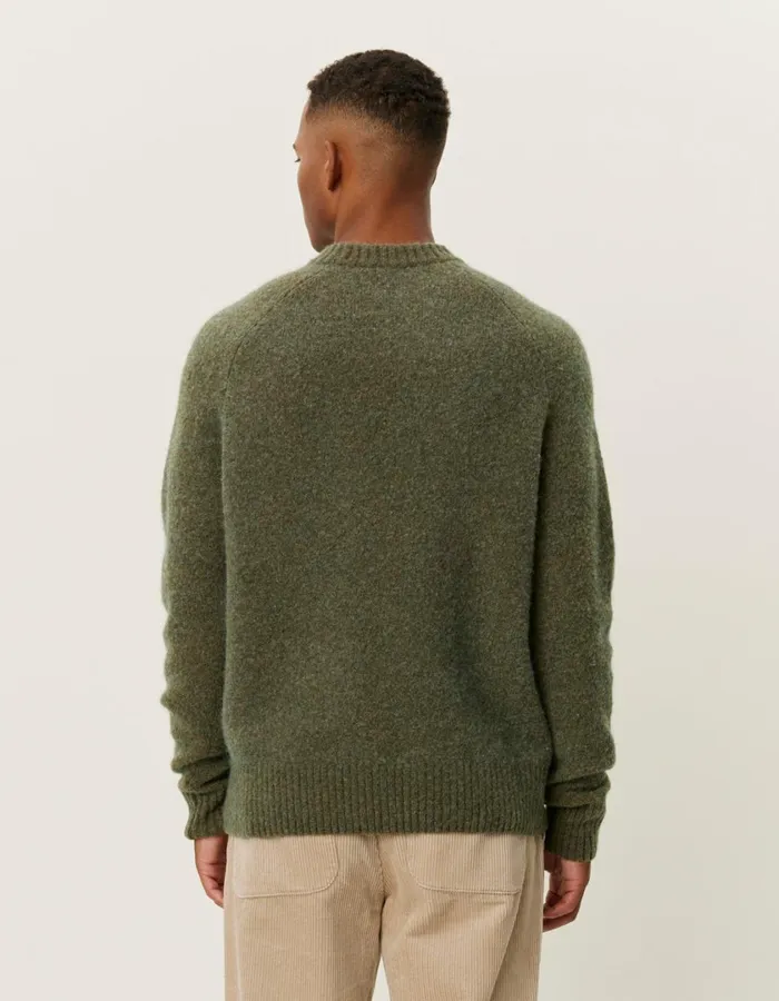 Men Gilbert Roundneck Knit 8211 Bungee Cord Melange Les Deux Knitwear