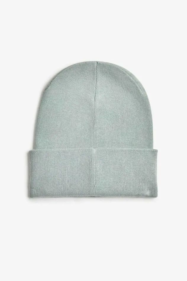 Men Graphic Beanie Limestoneblack Fred Perry Accessories