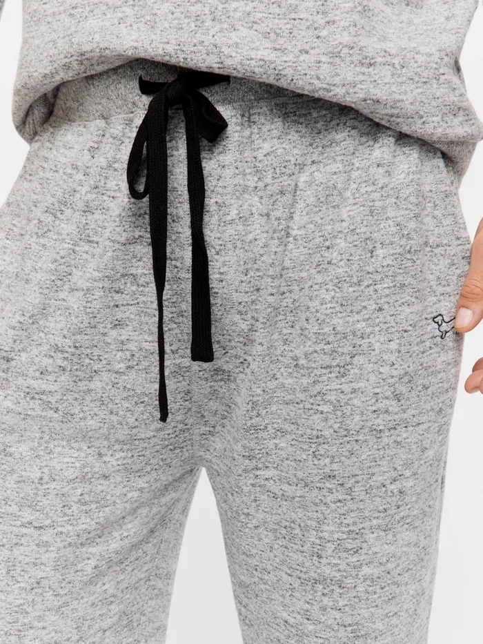Men Grey Marle Cuff Pj Pant Grey Marle Peter Alexander Pants