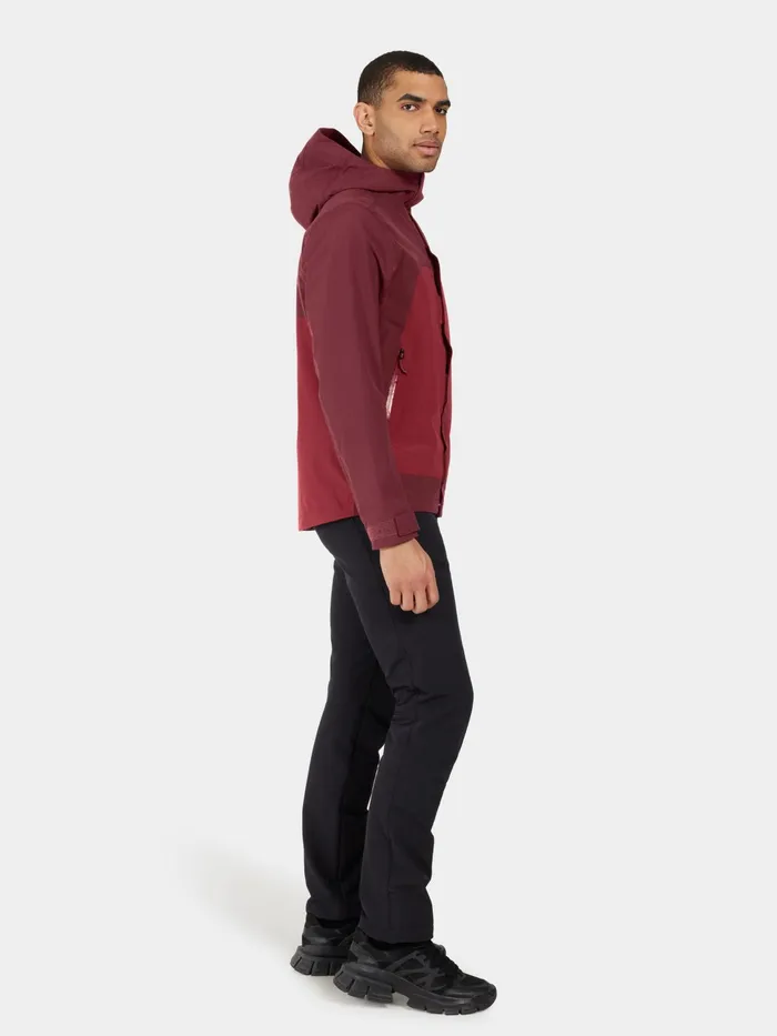 Men Grit Jacket Anemon Red Didriksons Spring Jackets