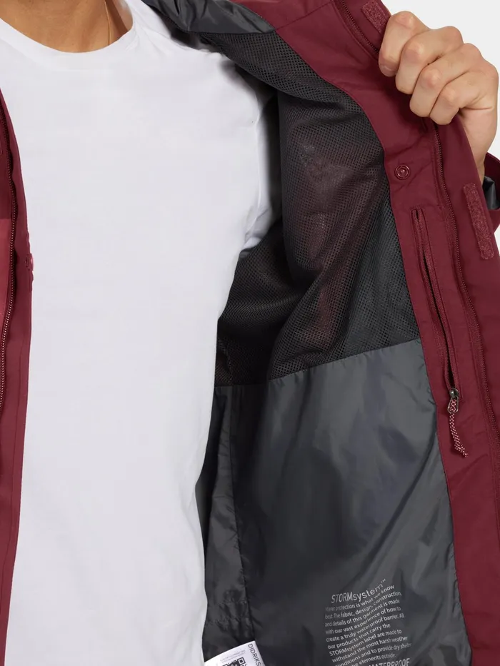 Men Grit Jacket Anemon Red Didriksons Spring Jackets