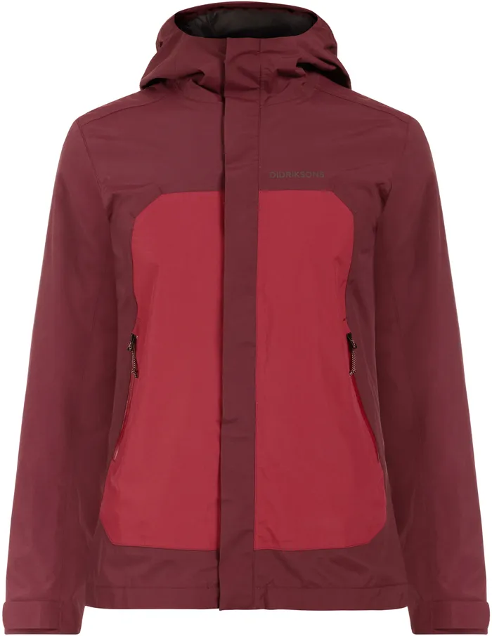 Men Grit Jacket Anemon Red Didriksons Spring Jackets