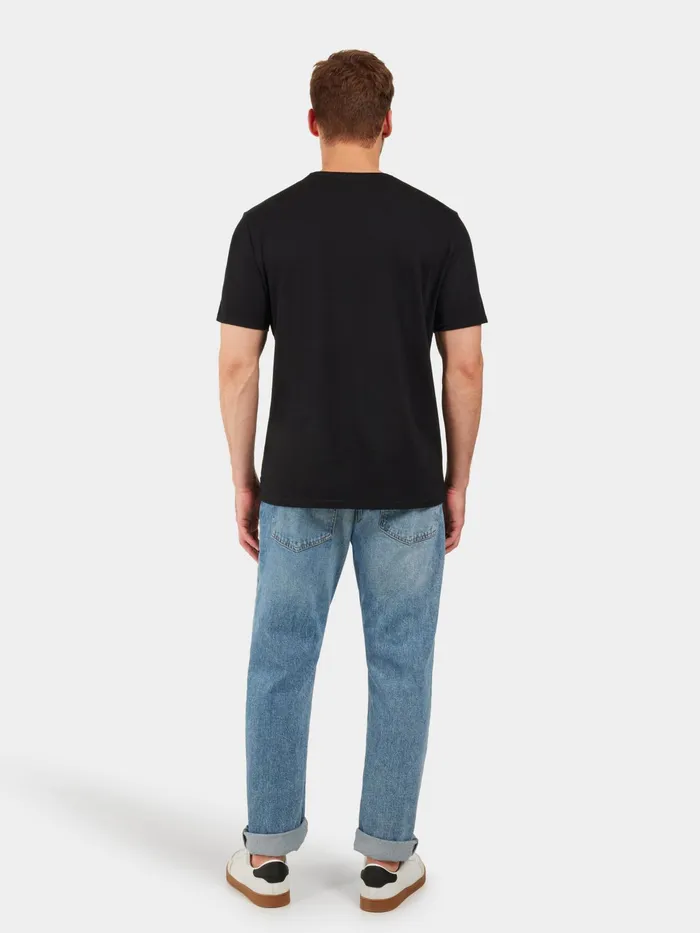 Men Harald Tshirt Black Didriksons TShirts and Polos