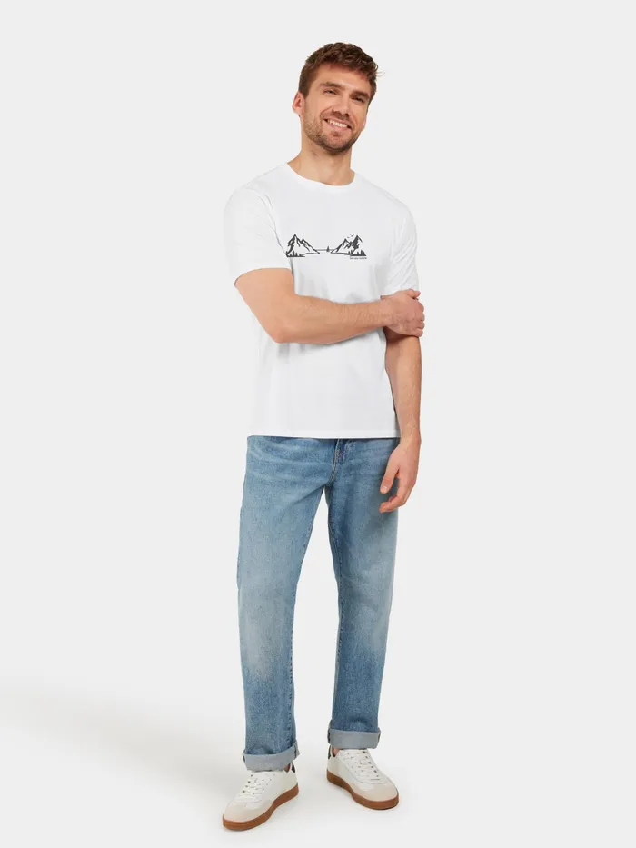 Men Harald Tshirt Landscape Snow White Didriksons TShirts and Polos