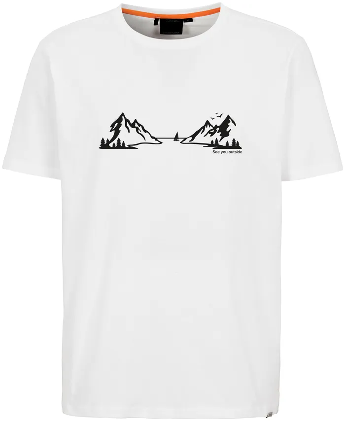 Men Harald Tshirt Landscape Snow White Didriksons TShirts and Polos