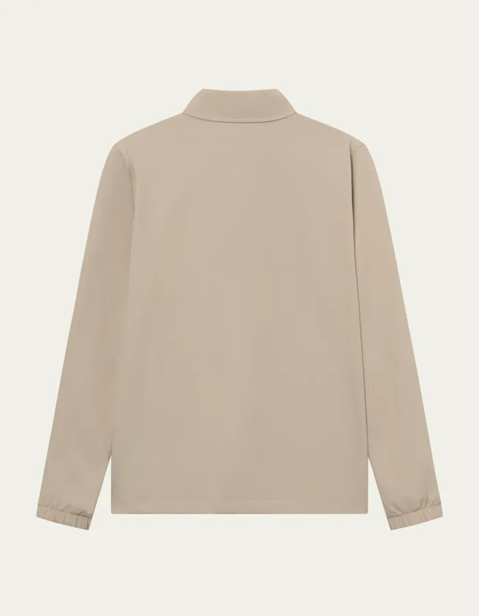 Men Idris Coach Jacket 8211 Light Desert Sand Les Deux JacketsCoats