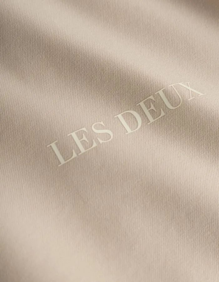 Men Idris Coach Jacket 8211 Light Desert Sand Les Deux JacketsCoats
