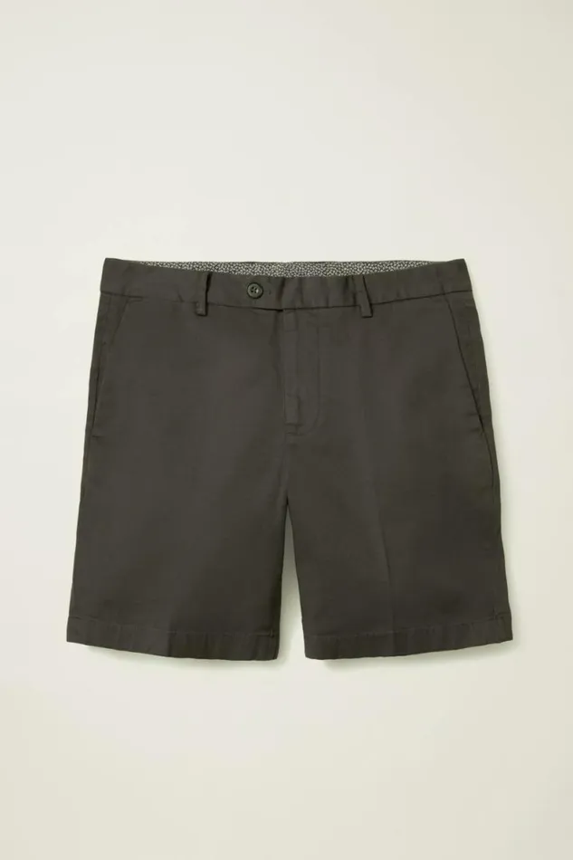 Men Italian Stretch Chino Shorts Asphalt Grey Bonobos Chino Shorts