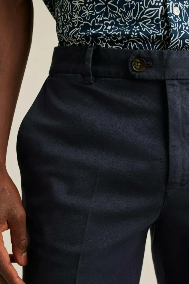 Men Italian Stretch Chino Shorts Maritime Blue Bonobos Chino Shorts