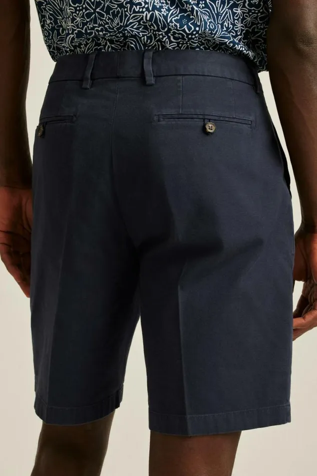 Men Italian Stretch Chino Shorts Maritime Blue Bonobos Chino Shorts