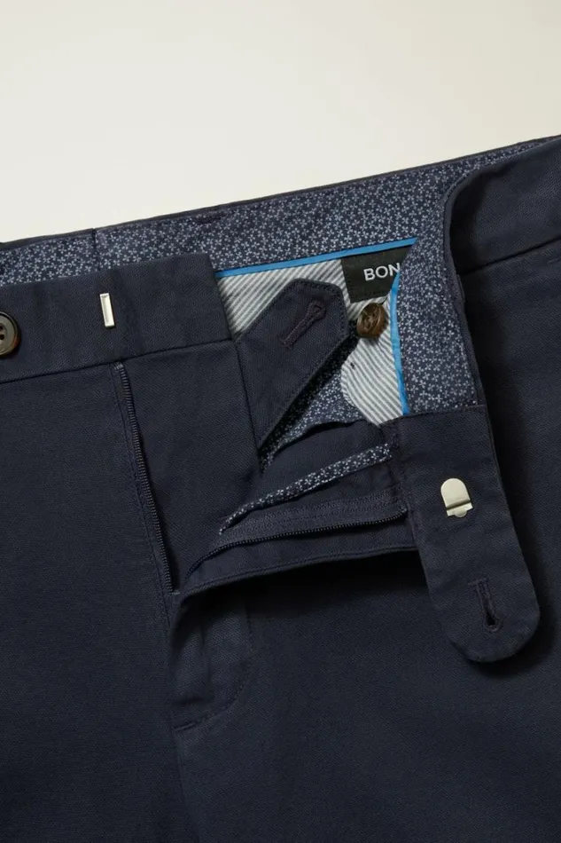 Men Italian Stretch Chino Shorts Maritime Blue Bonobos Chino Shorts