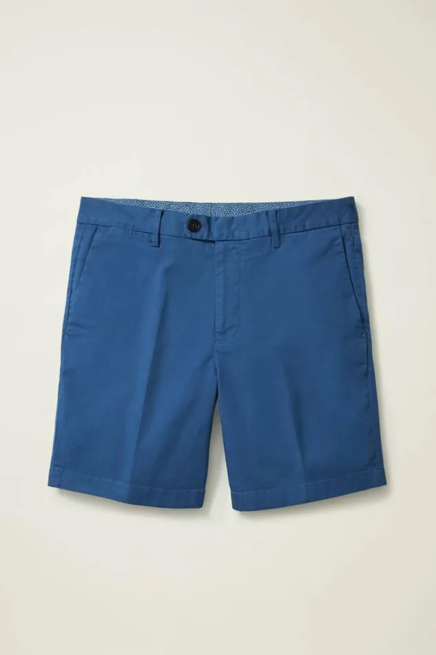 Men Italian Stretch Chino Shorts True Blue Bonobos Chino Shorts