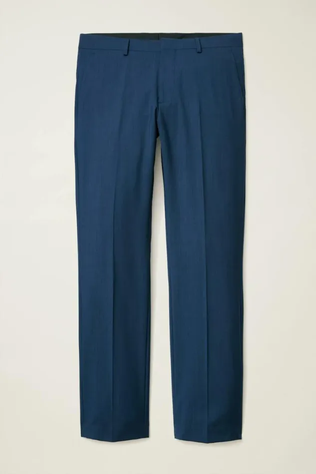 Men Italian Stretch Wool Dress Pants Midnight Blue Bonobos Dress Pants