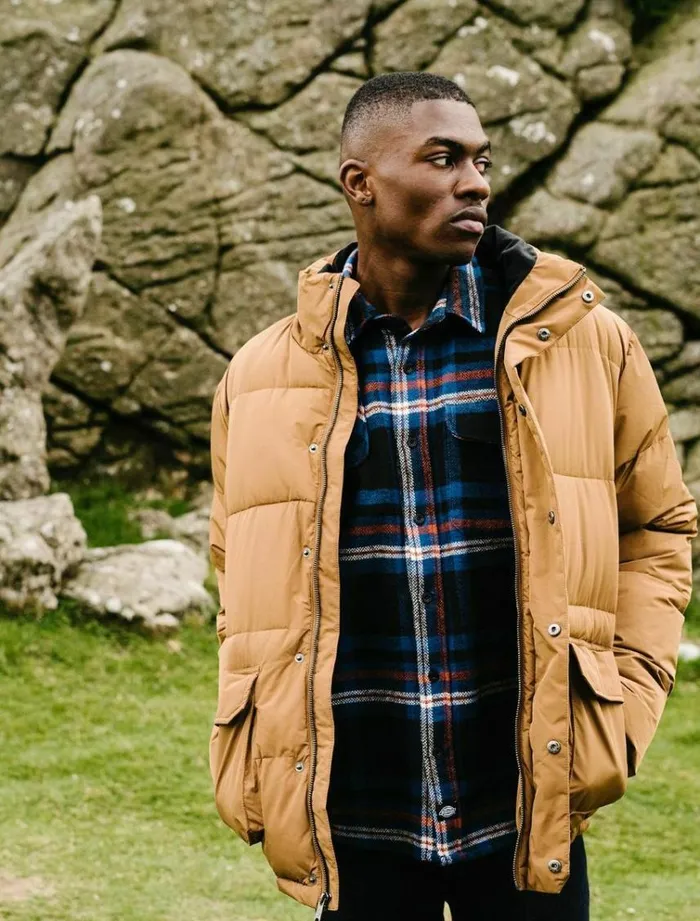 Men Jackets Dickies Olaton Jacket Brown Duck