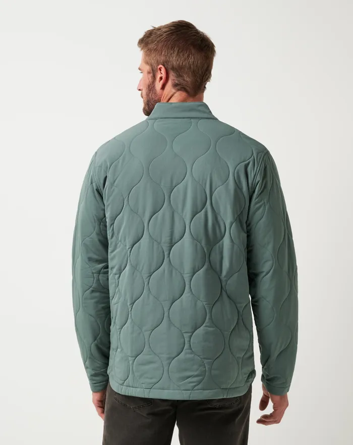 Men Jackets TravisMathew COME WHAT MAY JACKET Balsam Green