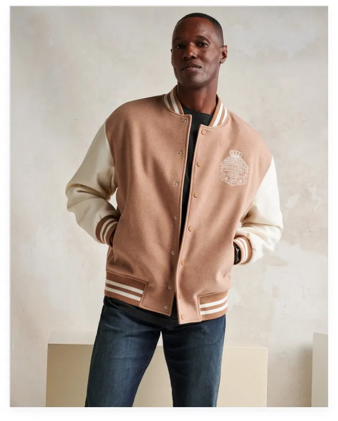 Men Jackets TravisMathew VICTORY MILE JACKET Moonbeam