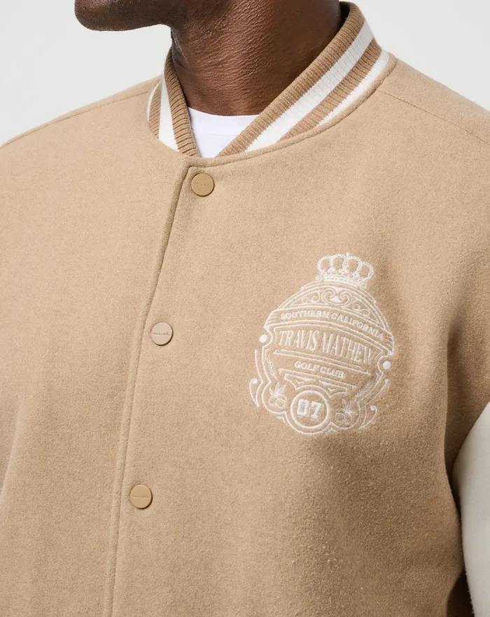 Men Jackets TravisMathew VICTORY MILE JACKET Moonbeam