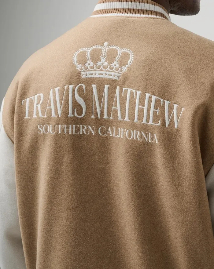 Men Jackets TravisMathew VICTORY MILE JACKET Moonbeam