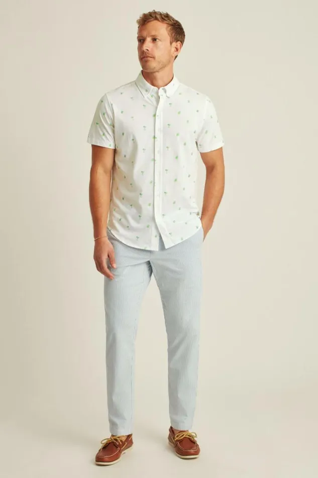 Men Jersey Riviera Shirt Drink To That Bonobos Short Sleeve Shirts