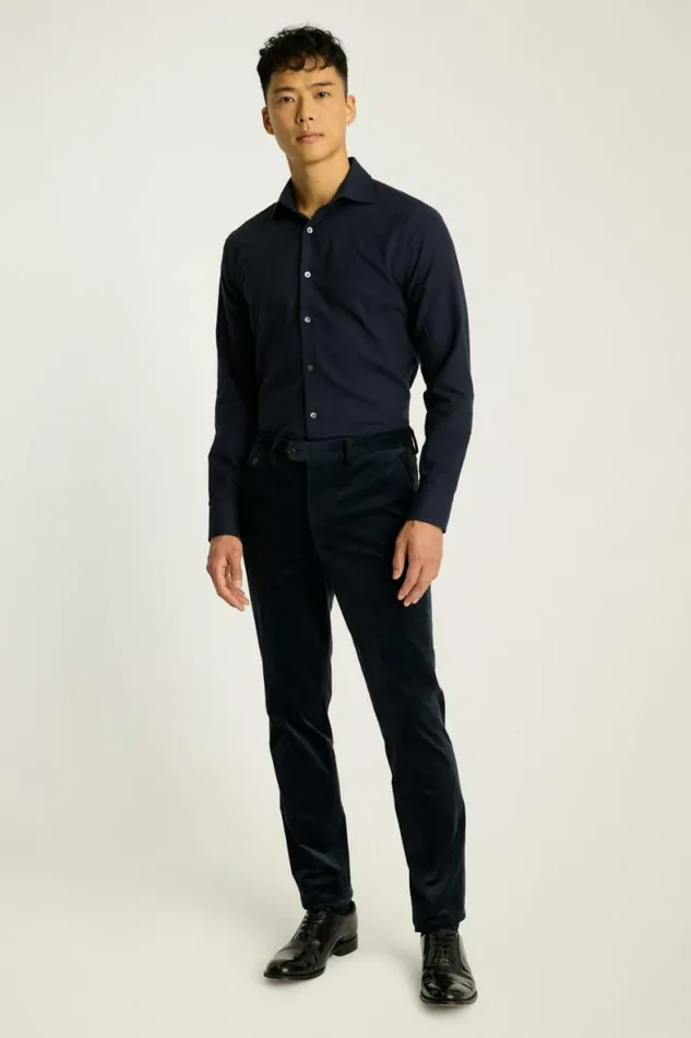 Men Jetsetter Italian Corduroy Dress Pant Dark Blue Bonobos Dress Pants