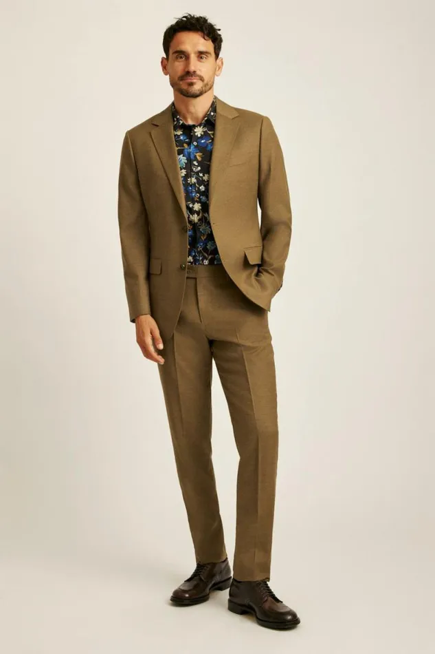 Men Jetsetter Italian Flannel Blazer Camel Bonobos Blazers and Sport Coats