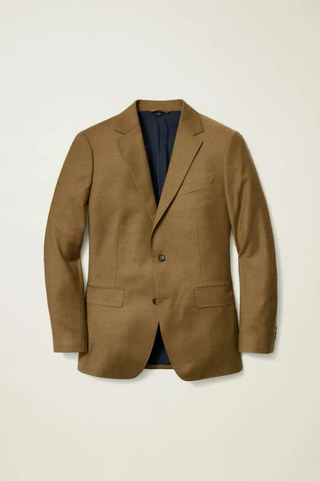 Men Jetsetter Italian Flannel Blazer Camel Bonobos Blazers and Sport Coats