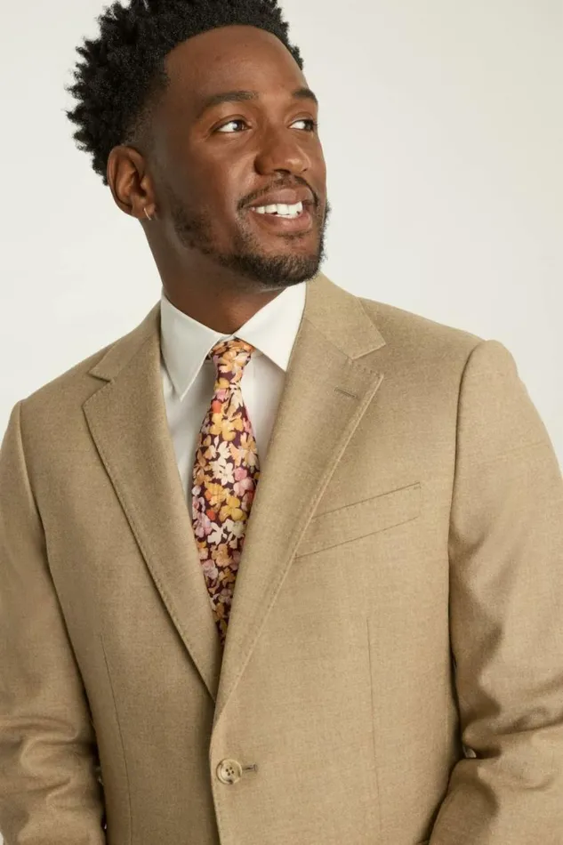 Men Jetsetter Italian Flannel Blazer Sand Bonobos Blazers and Sport Coats