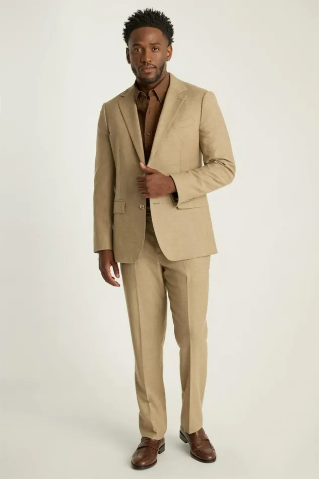 Men Jetsetter Italian Flannel Blazer Sand Bonobos Blazers and Sport Coats