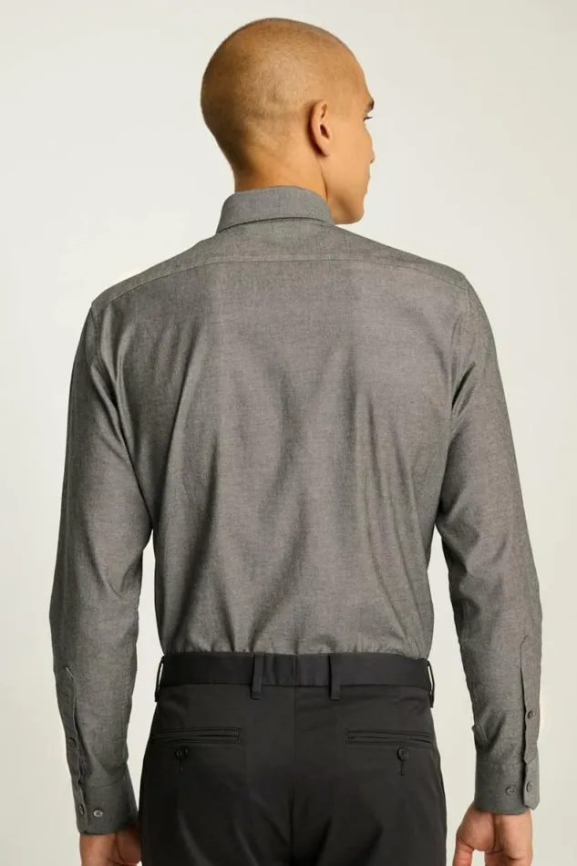 Men Jetsetter Stretch Dress Shirt Gray Chambray Bonobos Business Casual Shirts