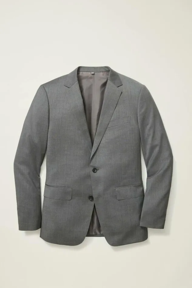 Men Jetsetter Wool Blazer Grey Bonobos Blazers and Sport Coats