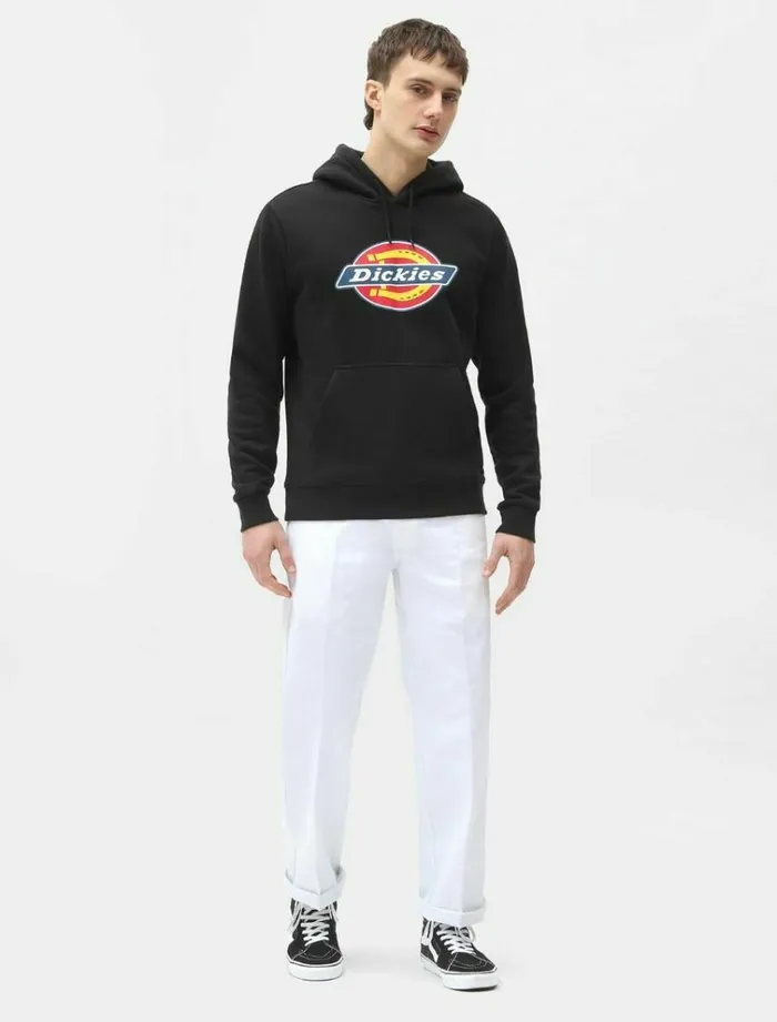 Men Jumpers and Sweatshirts Dickies Icon Logo Hoodie Black
