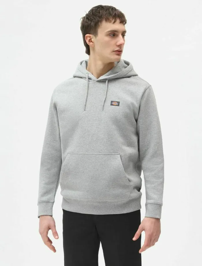 Men Jumpers and Sweatshirts Dickies Oakport Hoodie Grey Melange