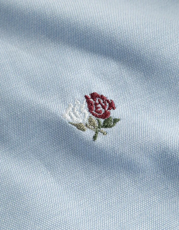 Men Kent Oxford Shirt 20 8211 Light Blue Les Deux ShirtsOvershirts