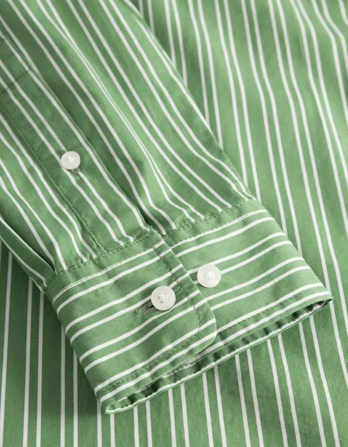 Men Kent Poplin Shirt 8211 Light IvoryVintage Green Les Deux ShirtsOvershirts