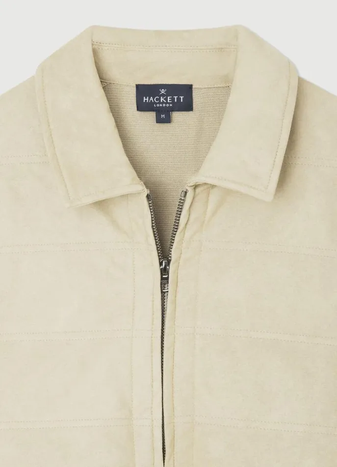 Men Knitwear Hackett London ZipUp Cardigan Beach