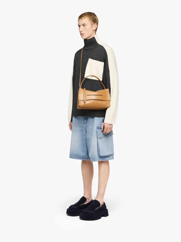Men Knitwear JW Anderson DUAL TONE 8211 PATCH POCKET TURTLENECK SWEATER Grey Men Knitwear JW Anderson DUAL TONE 8211 PATCH POCKET TURTLENECK SWEATER Grey