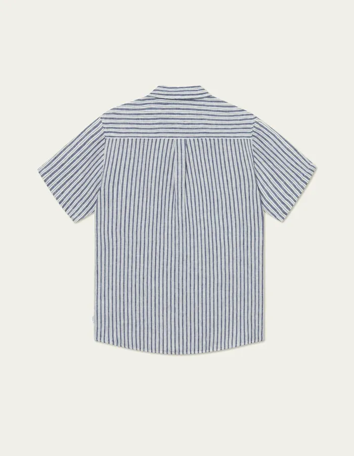 Men Kris Linen SS Shirt 8211 Light IvoryBlueprint Les Deux ShirtsOvershirts