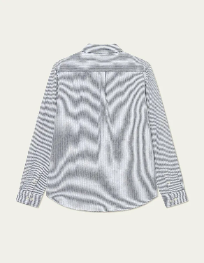Men Kristian Linen BD Shirt 8211 Light IvoryBlueprint Les Deux ShirtsOvershirts